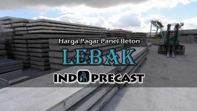 Harga Pagar Panel Beton Lebak