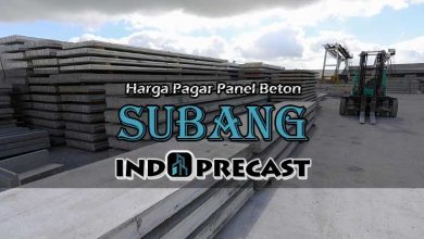 Harga Pagar Panel Beton Subang